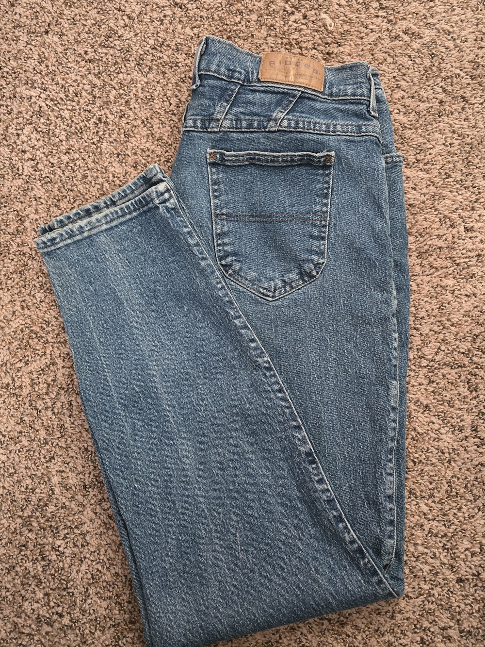 RIDER Stonewashed Blue Denim Jeans